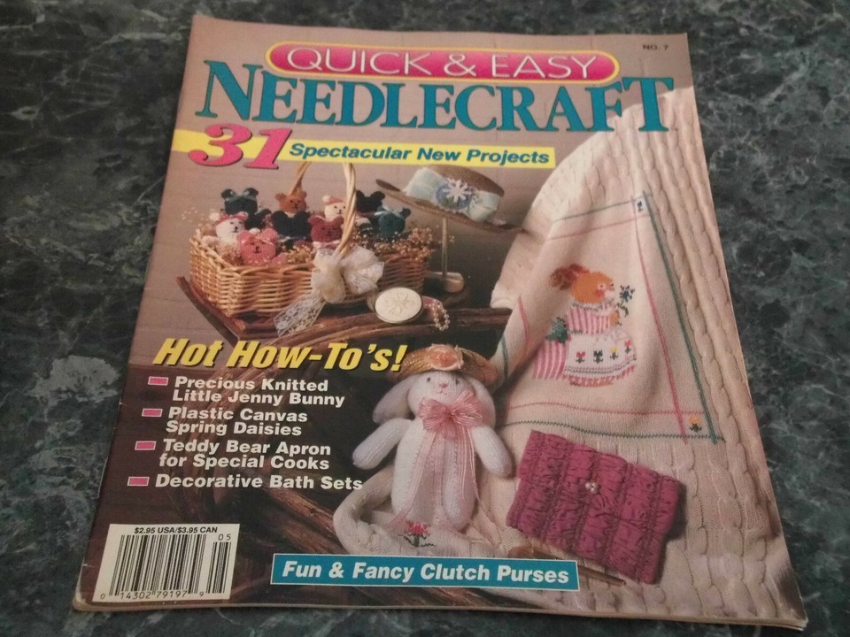 Quick and Easy Needlecraft magazine No 7 April May 1993 - $1.49