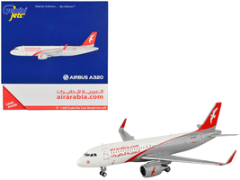 Airbus A320 Commercial Aircraft &quot;Air Arabia&quot; White and Gray with Red Tail 1/400  - £48.81 GBP