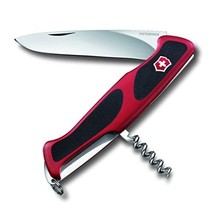 Victorinox Ranger Grip 52 Knife - Red, Large  - $77.00
