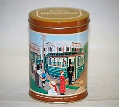 Vintage 1920 Advertising Ad Hershey&#39;s Mini Litho Tin Can 1992 Metal Container - £11.72 GBP