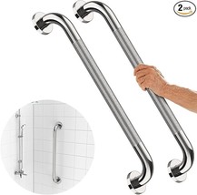 2 Pack 32 Inch Shower Grab Bar with Anti-Slip Grip, iMomwee Chrome Stain... - €40,99 EUR