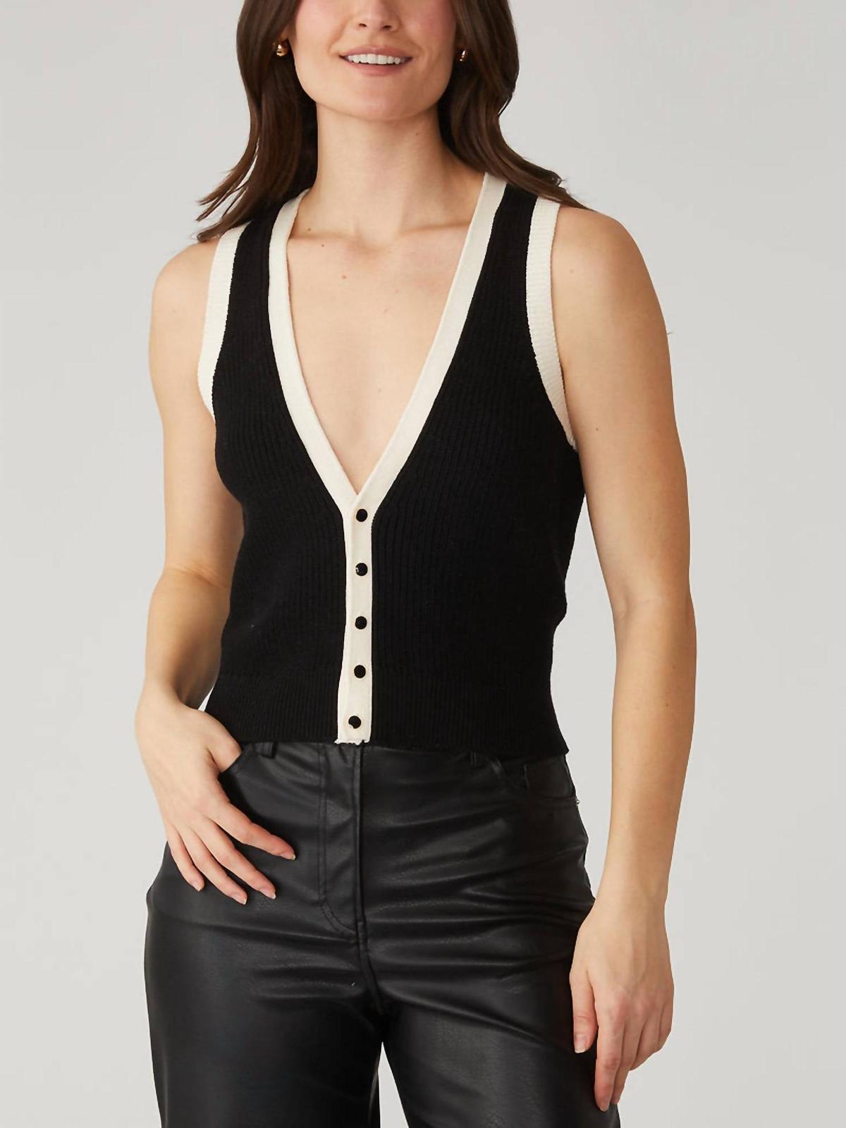 525 America Claudia Button Shaker Vest Size M - $58.41