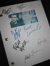 The Bourne Ultimatum Signed Movie Film Script Screenplay Autograph X8 Matt Damon - £15.97 GBP