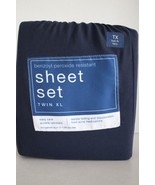 Easy Care Wrinkle Resistant Benzoyl Peroxide Resistant Twin XL Sheet Set... - $14.84