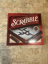 VINTAGE Scrabble Deluxe Edition COMPLETE Parker Brothers 2001 Rotating B... - $47.35
