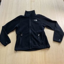 The North Face Women&#39;s Classic Black All Fleece Jacket Coat Sz Medium - £19.03 GBP