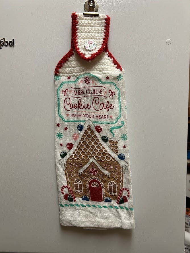 Mrs. Claus&#39; Cookie Cafe Hanging Towel - $3.50