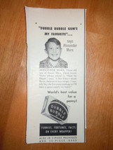 Vintage Dubble Bubble Gum Magazine Advertisement 1950&#39;s - £3.89 GBP