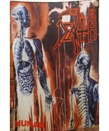 DEATH Human FLAG CLOTH POSTER BANNER CD DEATH METAL - £14.95 GBP