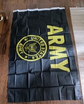 US Army Crest Flag United States Military Banner Polyester 3x5 Foot Flags - £5.43 GBP
