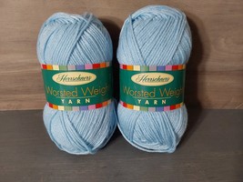 Herrschners Worsted Weight Yarn Cool Blue 2 Skeins 180 Yrds 3.5oz 4 Medium - £10.99 GBP