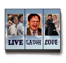 Framed The Office Dwight Schrute Live Love Laugh Parody - £15.33 GBP