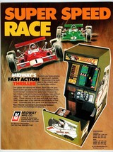 Speed Race Arcade Flyer Retro Vintage Auto Racing Cars Video Game 1979 O... - $25.18