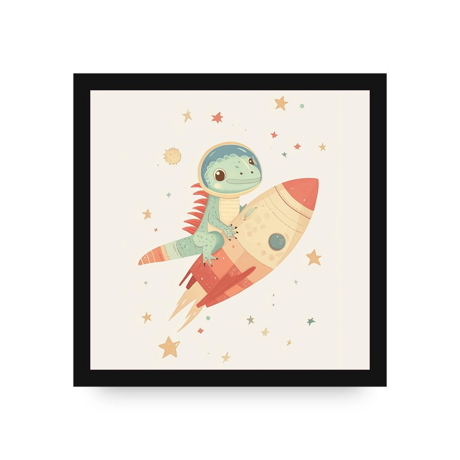 Iso the Iguana Canvas by Dancing Littles Jungle - $35.99+