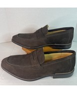 Sandro Moscoloni Men&#39;s Brown Suede Penny Loafers size 12 US/45BR-Made in... - $1,225.19 MXN