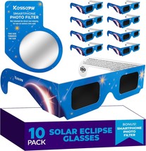 Solar Eclipse Shades Safe Glasses for Direct Sun View Eye 10 - £24.09 GBP