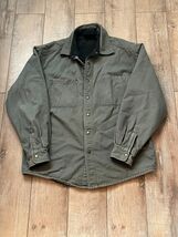 Kilimanjaro Fleece Lined Green Button Up Workwear Hiking Shacket/Jacket ... - $39.57