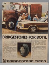 Vintage Magazine Ad Print Design Advertising Bridgestone Tires - £10.04 GBP