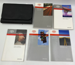 2012 Toyota Prius Owners Manual Handbook Set with Case OEM H01B31043 - $49.49