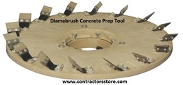 16&quot; Diamabrush Bare Concrete Prep Etch Tool 25 Grit  - £449.14 GBP