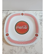 Vintage Coca Cola (Gibson) 10.5&quot; Square Dinner Plate Dinnerware Coke Plate - £7.56 GBP