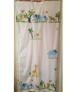 Jungle Animal Tropical 100% Cotton Shower Curtain FREE SHIPPING - £12.73 GBP