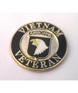 101st Airborne Vietnam Veteran (1") US Army Military Hat Pin 14680 Free Shipping - $10.98