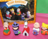 Hallmark Peanuts Merry Miniatures Pumpkin Patch 5 Piece 1996 Holidays Fi... - $24.74