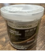 Luminar 56423 Outdoor 18’ LED Linkable Rope Light Bright Warm White - $24.99
