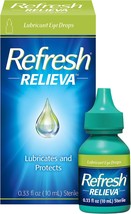 Refresh Relieva Lubricant Eye Drops, 0.33 Fl Oz Sterile, Packaging may Vary - £26.37 GBP