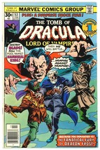 Tomb of Dracula 53 VF 8.0 Marvel 1977 Bronze Age Blade Cover - £22.70 GBP