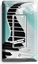 Piano Keys Stairs Sky Clouds 1 Gfci Light Switch Plates Music Studio Room Decor - £7.63 GBP