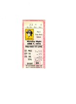 June 7 1976 Cincinnati Reds @ Pittsburgh Pirates Ticket Monday Night Baseball - £23.87 GBP