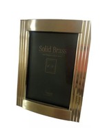 Vtg Nantucket Solid Brass 4x6 Picture Frame Hand Polished Lacquer Coated... - $48.59 CAD