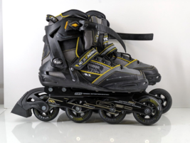 Roller Derby Aerio Q-60 Inline Skates Black/Yellow Adult Men Size 9 Model# I-259 - £39.72 GBP