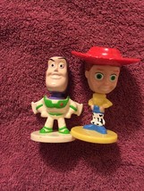 Disney Pixar Toy Story Buzz &amp; Jessie Bobble Head Kellogg Cereal Toy Cake... - $9.31 CAD