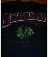 VINTAGE STYLE CHICAGO BLACKHAWKS  NHL HOCKEY T-Shirt SMALL NEW - $27.08 CAD