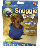 SNUGGIE Super Soft Fleece Blanket Coat For Dogs, Small - $301.60 MXN