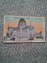 015 VTG Post Office &amp; Federal Building Chicago Postcard Join Navy Postmark - £3.97 GBP