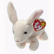 Nibbler the Cream Easter Bunny Retired Ty Beanie Baby MWMT Collectible - $8.95