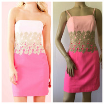 NEW Lilly Pulitzer “Kade” Pink Tropic Dress (Size 00) - £118.22 GBP