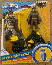 New Imaginext Fisher DC Super Friends Batman &amp; Batcycle - £16.68 GBP