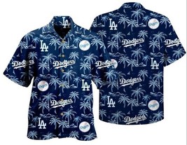 LA dodgers HAWAIIAN Shirt, summer aloha hawaii shirt, HAWAIIAN, 3d - £8.17 GBP+