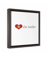 Square Framed Premium Gallery Wrap Canvas &quot;Love One Another&quot; - $739.65 MXN+