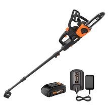 Worx WG323 20V Power Share 10&quot; Cordless Pole/Chain Saw with Auto-Tension (Batter - £210.91 GBP