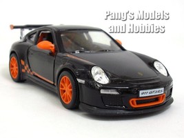 5 Inch Porsche 911 GT3 RS 1/36 Scale Diecast Model by Kinsmart - Black - £13.42 GBP