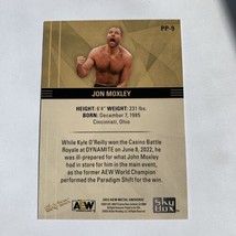 2022 Aew Metal Universe Jon Moxley Sp Sapphire Premium Rare Wrestling Card Mox - £9.49 GBP