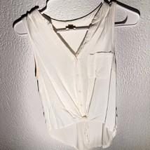 a.n.d. sleeveless blouse-small - $14.85