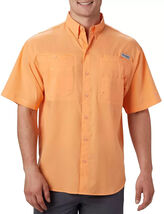 COLUMBIA MENS PFG TAMIAMI II  BUTTON UP SHORT SLEEVE FISHING SHIRT SMALL... - €30,38 EUR