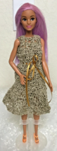 Mattel 2015 Pop Star Barbie Lavender Hair Brown Eyes #FXN98 S341 Handmad... - $13.19